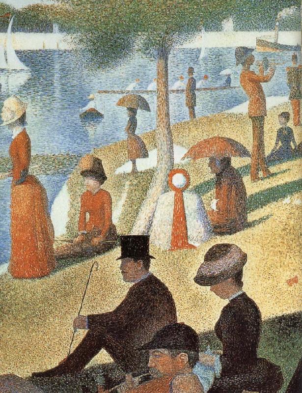 Georges Seurat The Grand Jatte of Sunday afternoon Sweden oil painting art